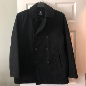 Chaps Mens Wool Peacoat